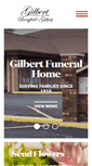 Mobile Screenshot of gilbertfuneralhomes.com